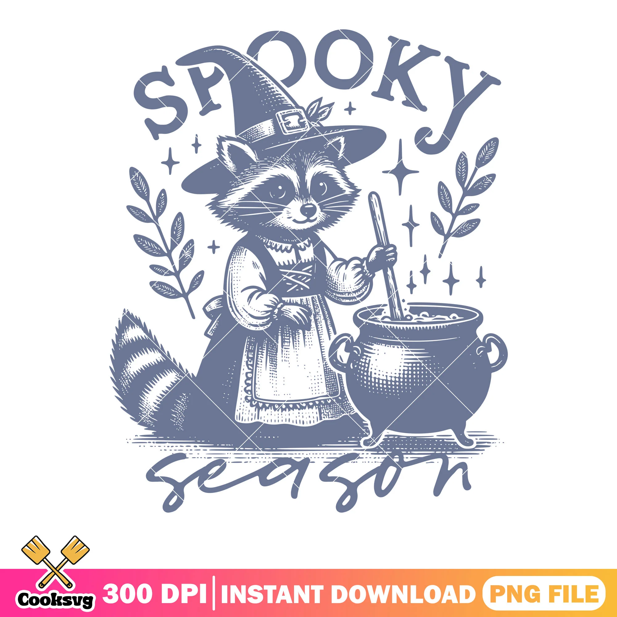 Witch hat stary night png, witches cauldron png, scary halloween png