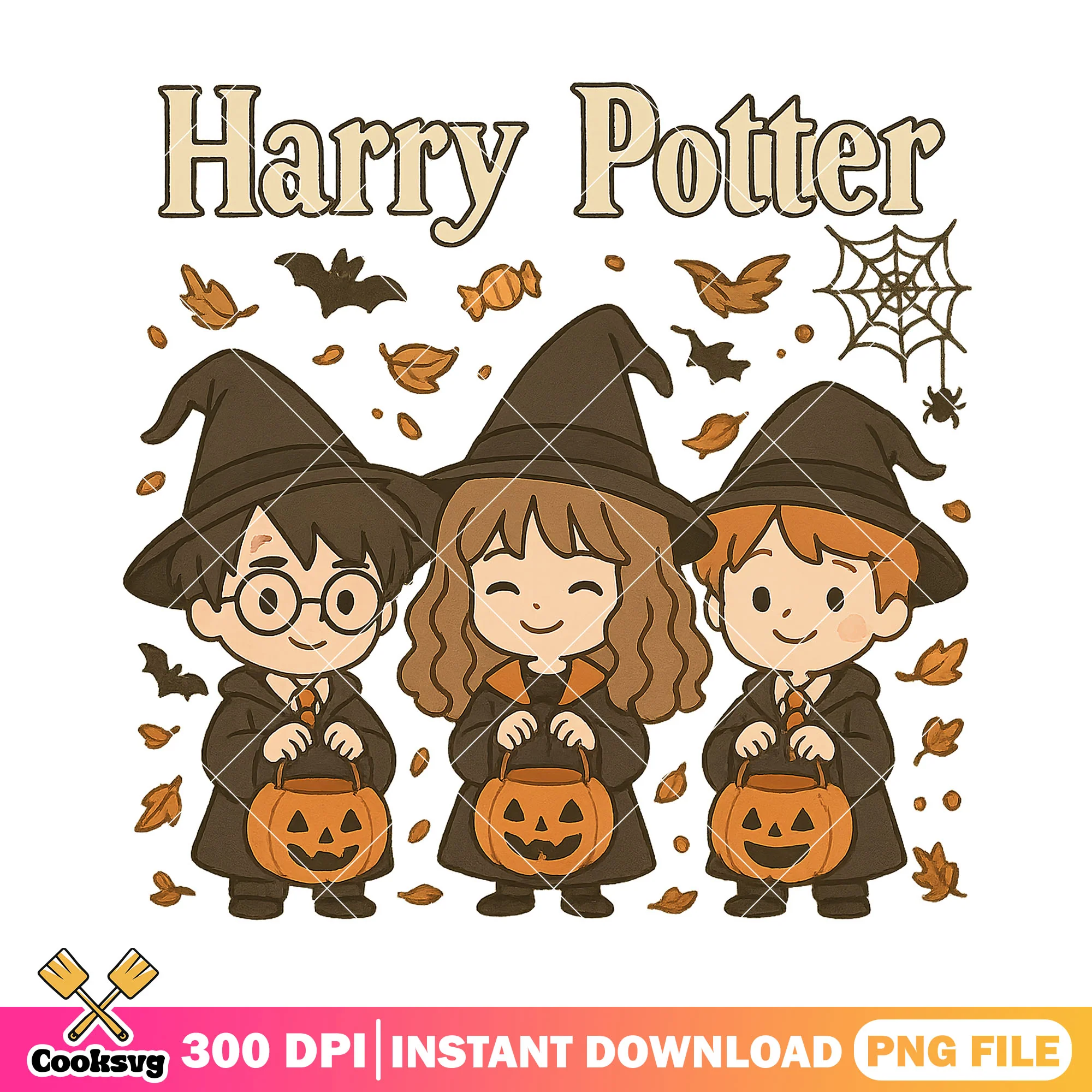 Witches pumpkin of Halloween png, harry potter png, scary movies png