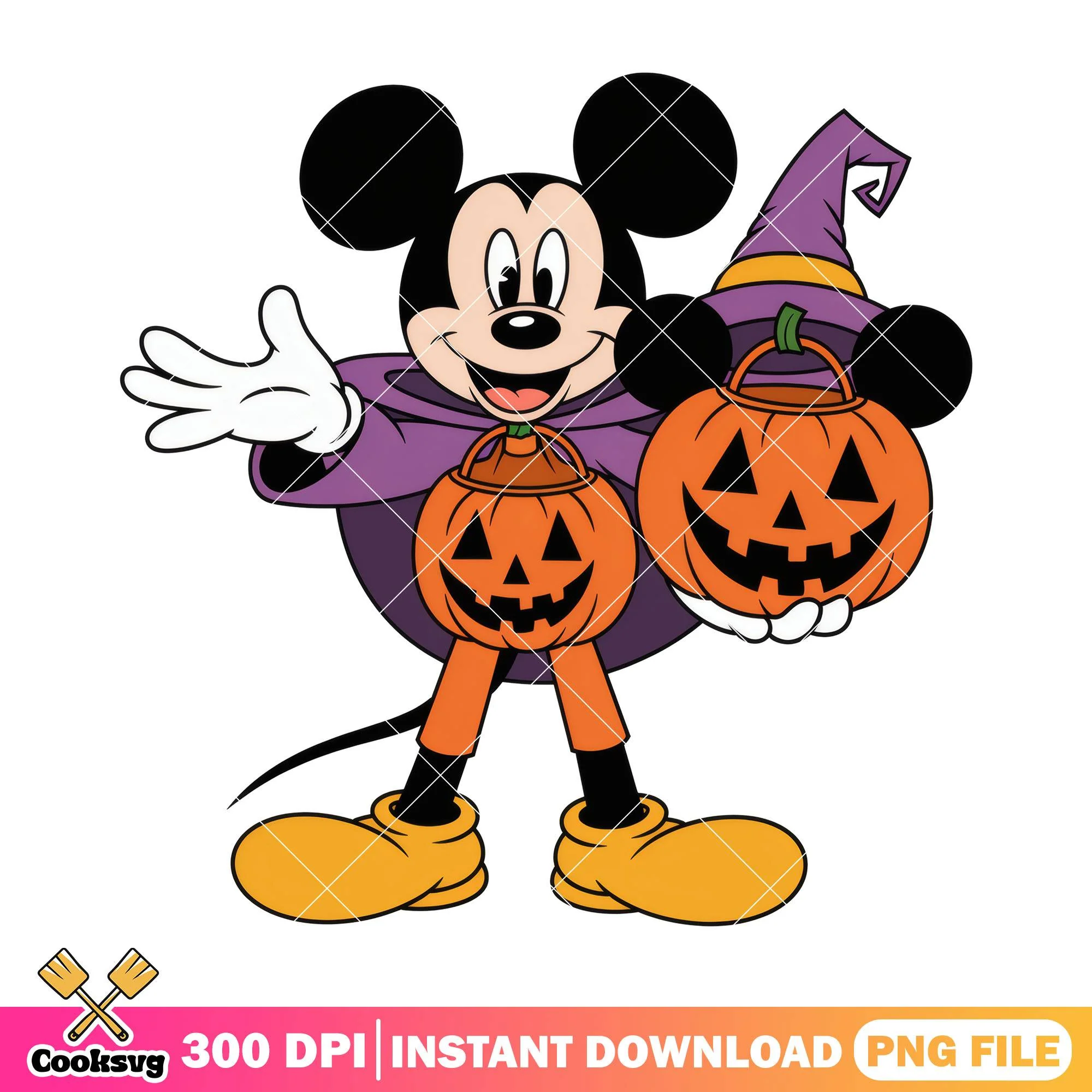 Wizard mickey disney cosplay png, halloween spirit png, mickey mouse png