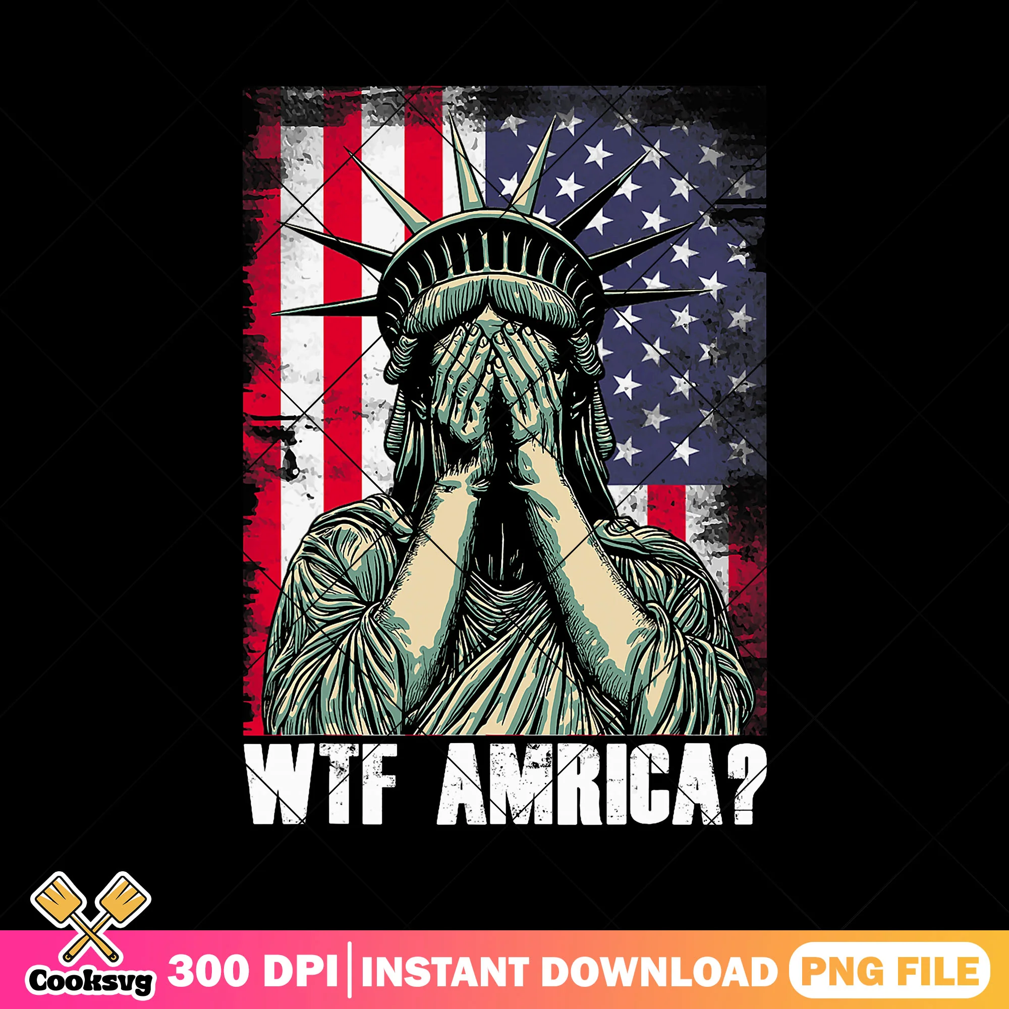 Wtf america statue png, america flag png, america statue png