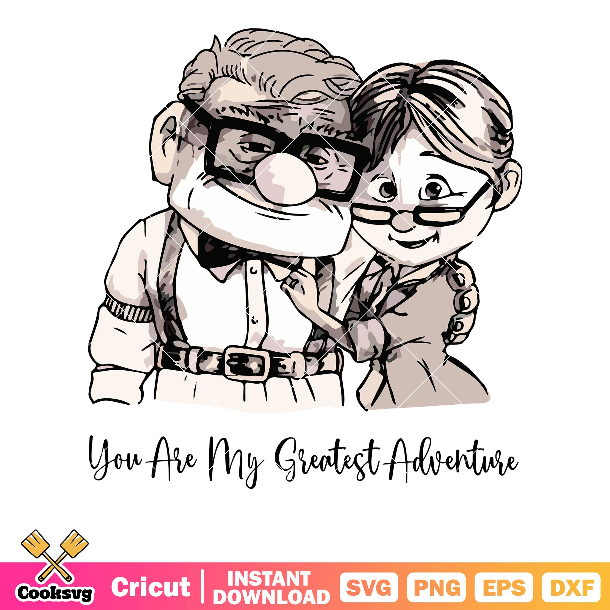 You are my greatest adventure svg, disney valentine svg