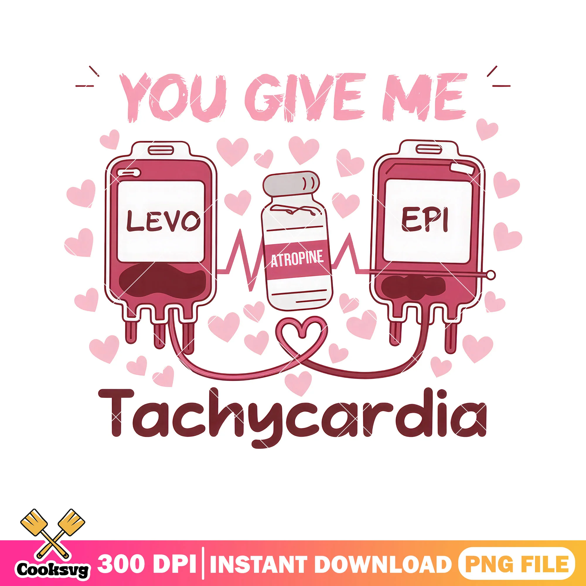 You give me Tachycardia png, love poster png, valentine season png