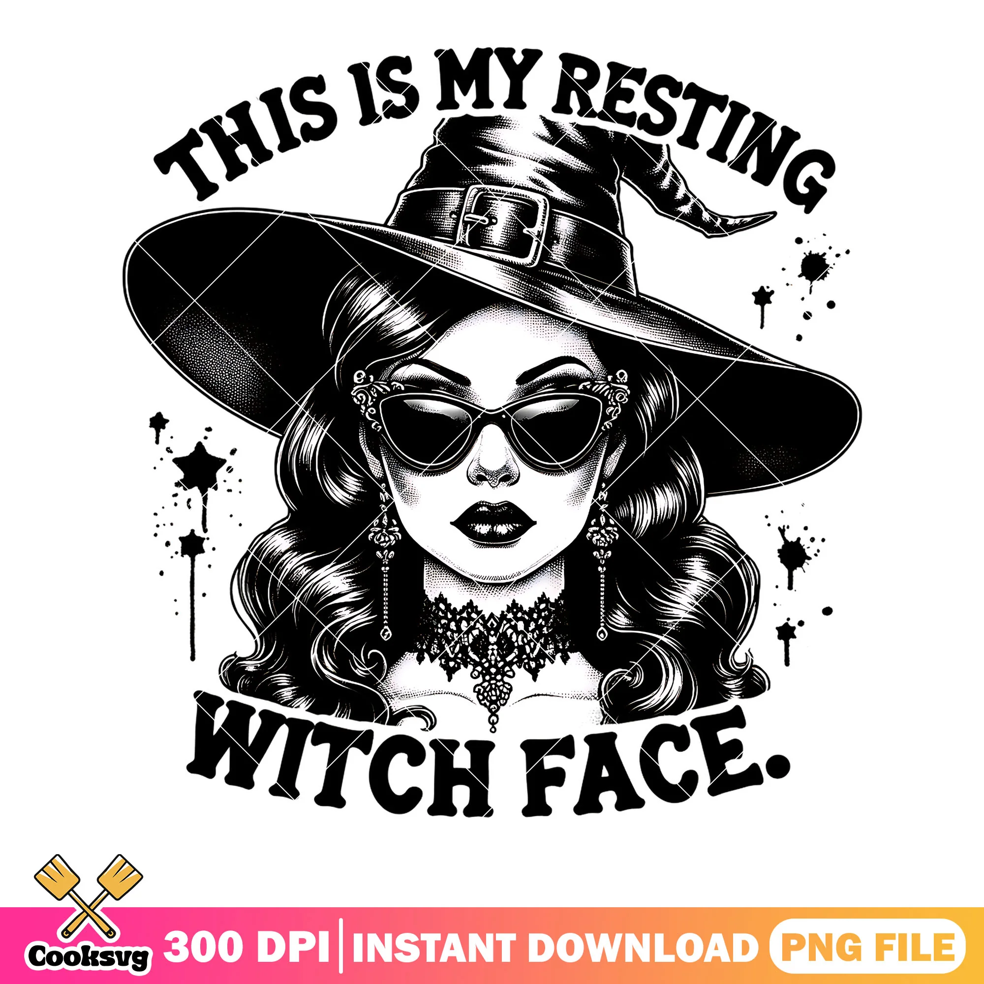 Young Witch is resting png, wavy hair png, halloween scary png