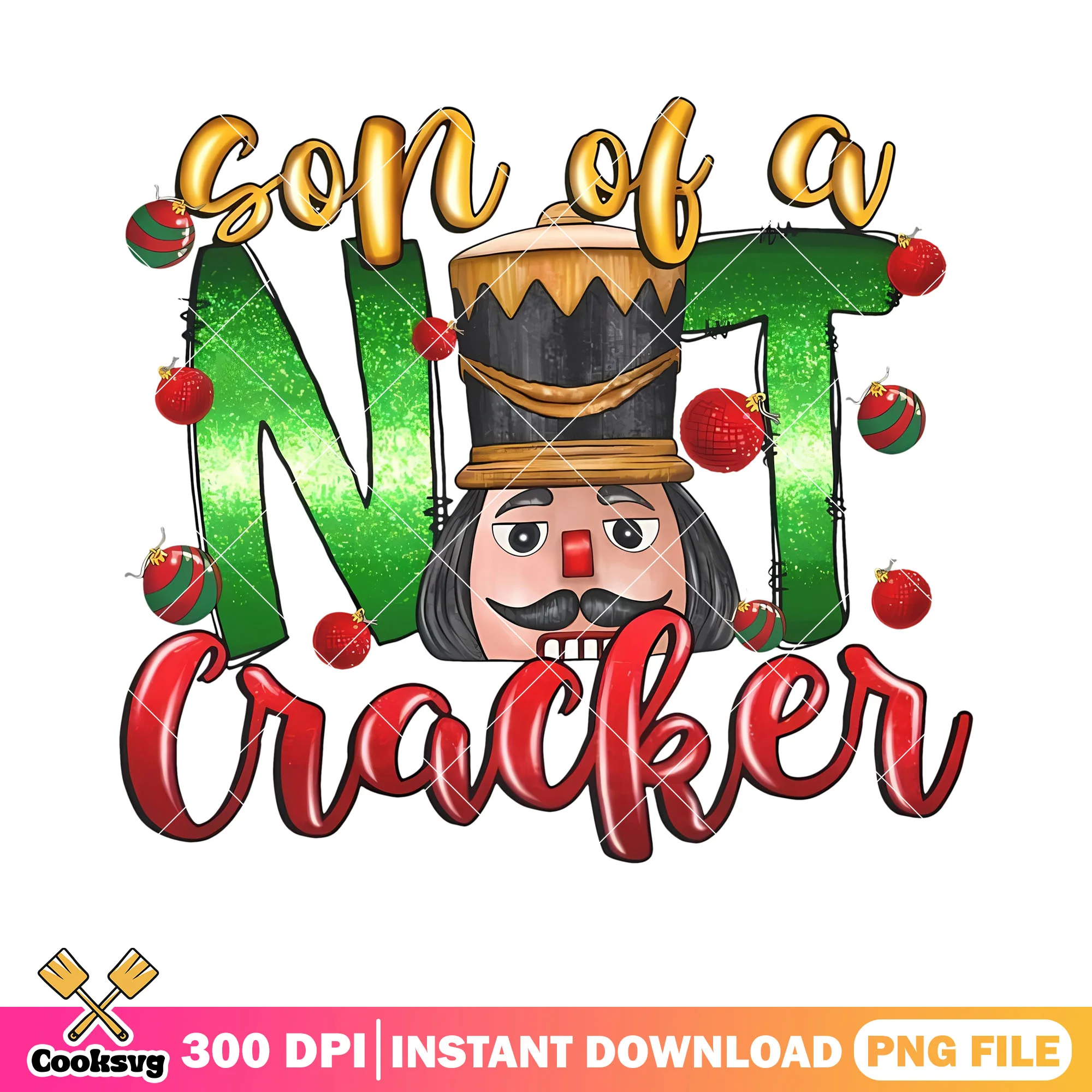 Your B is a nutcracker png, christmas decor png, xmas decorations png
