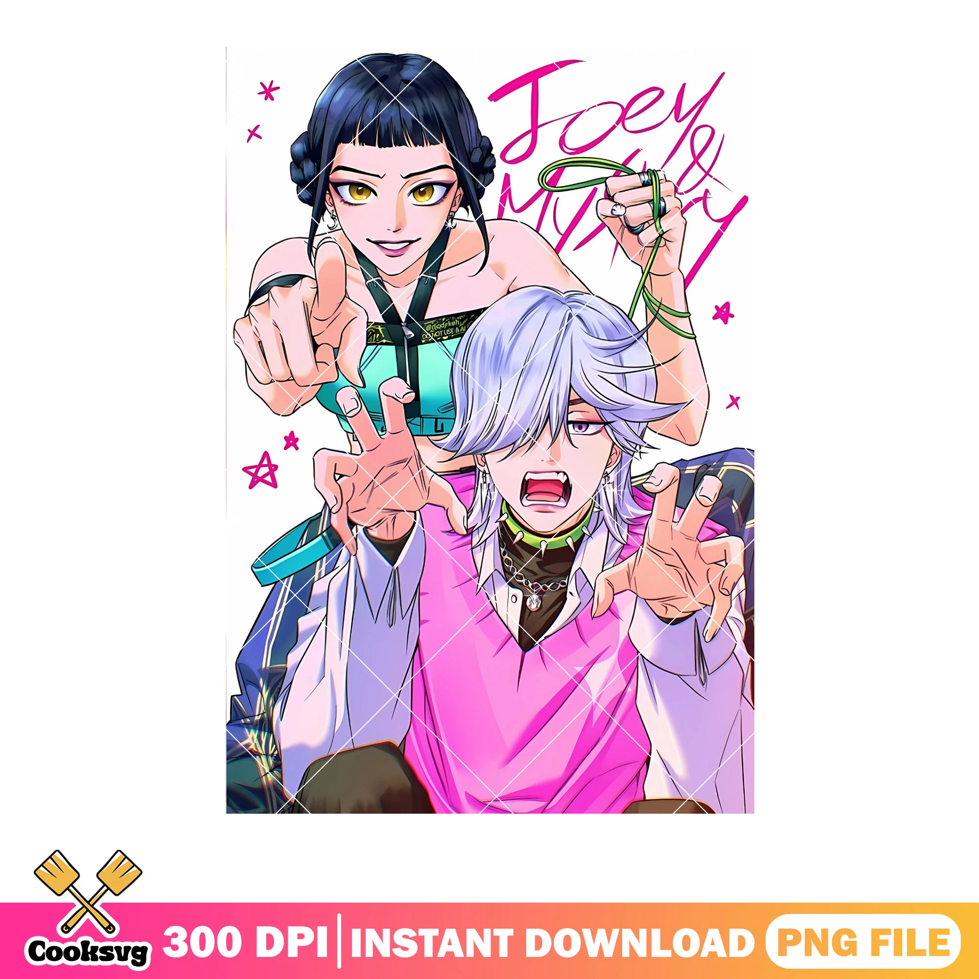 Zoey huntrx kpop png, zoey saja boys png, anime zoey saja png
