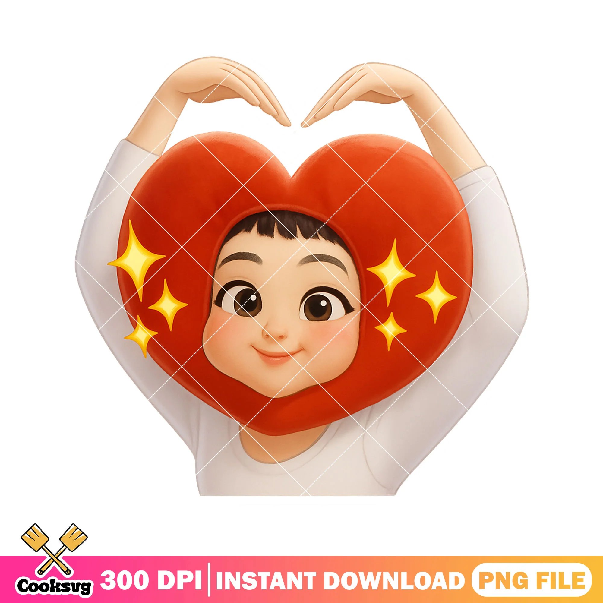 Zoey love you png, kpop zoey png, kpop huntrix png